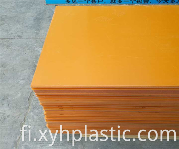 Orange Phenollic Bakelite Plate